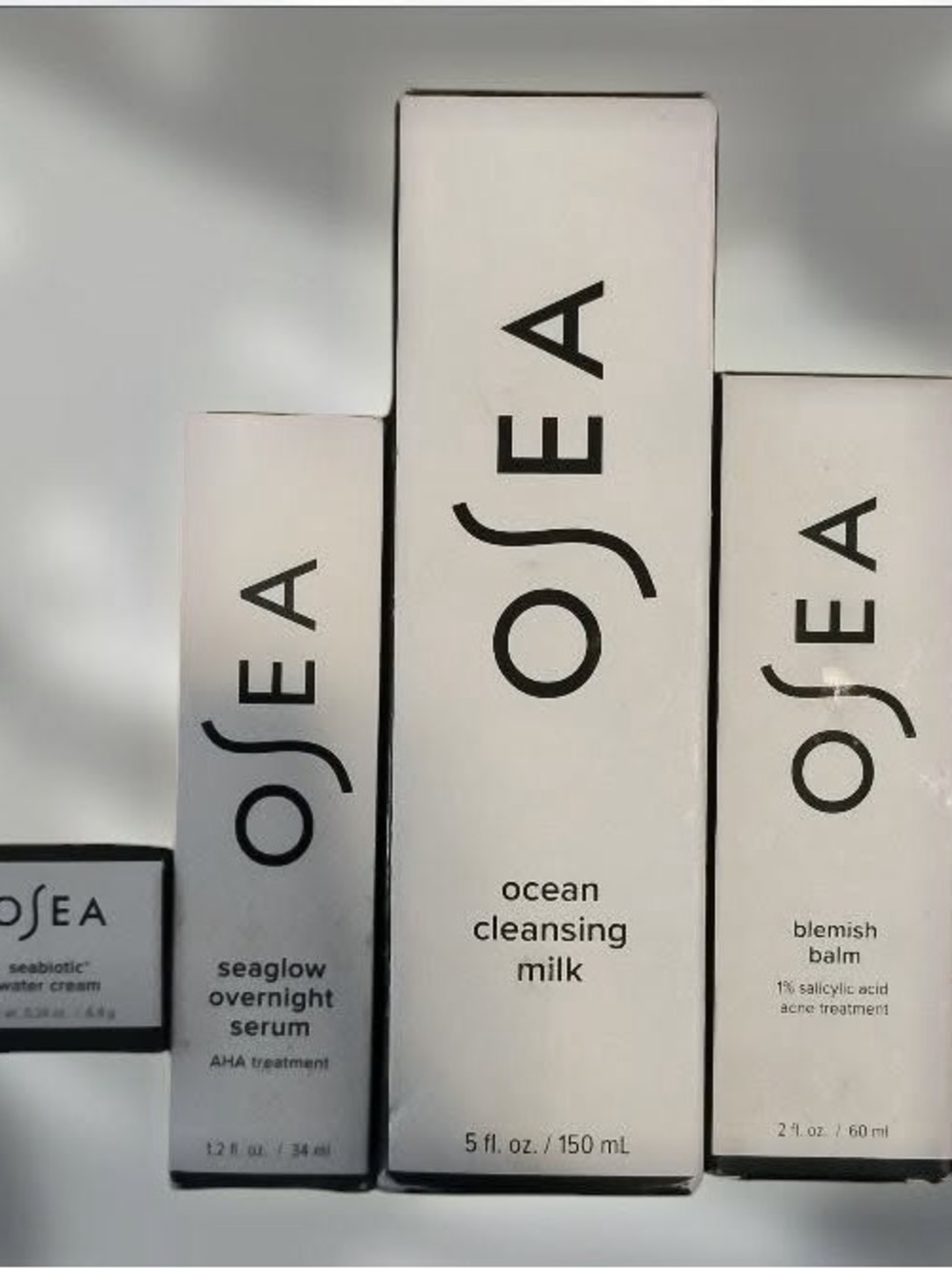 OSEA Ocean Cleansing Milk & Treatment Set NIB